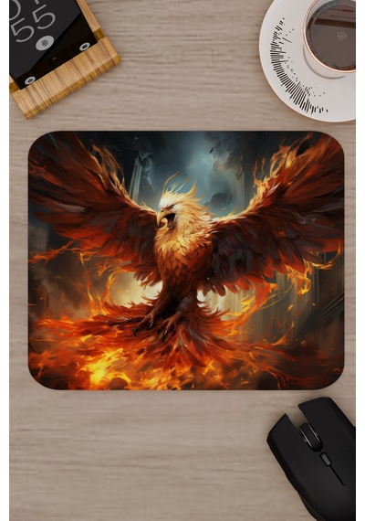 Anka Kuşu Kaymaz Dikişli Kauçuk Oyuncu Mousepad V5 - 22x18 Gaming Mouse Pad Fare Altlığı