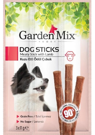 Gardenmix Kuzu Etli Köpek Stick Ödül 3 11 Gr