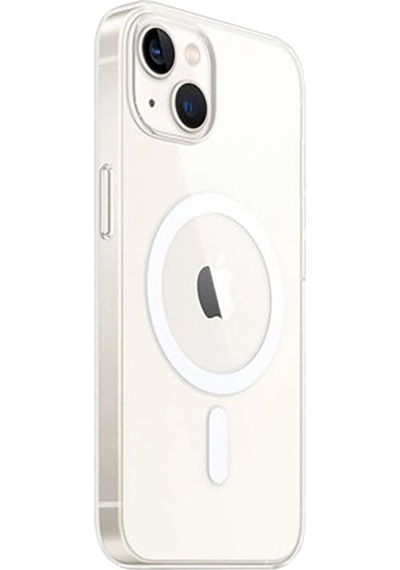 Apple İphone Uyumlu 15 Plus Kılıf Magneticsafe Şeffaf Silikon - Şeffaf Çok Renkli