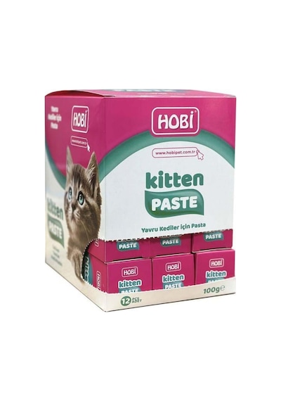 Kitten Paste Yavru Kediler İçin Multivitamin Pastası 100gr X 12 Adet