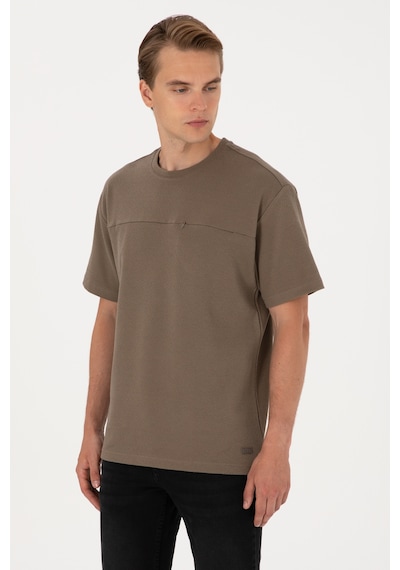 U.S. Polo Assn. Erkek Comfort Fit Vizon Bisiklet Yaka Tişört 50300125-VR052