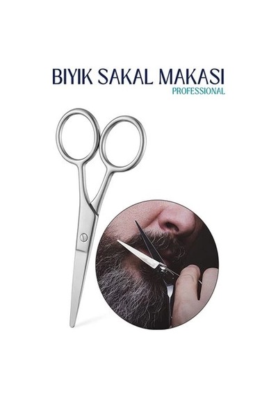Mey İthalat Bıyık Sakal Düzeltme Makası 12 Cm Biagio Bianchi Design