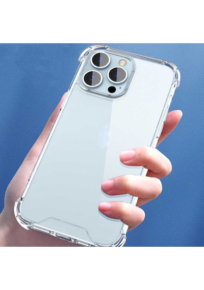 Apple Uyumlu iPhone 14 Pro Max Kilif Seffaf Nitro Anti Shock Kapak 560977633
