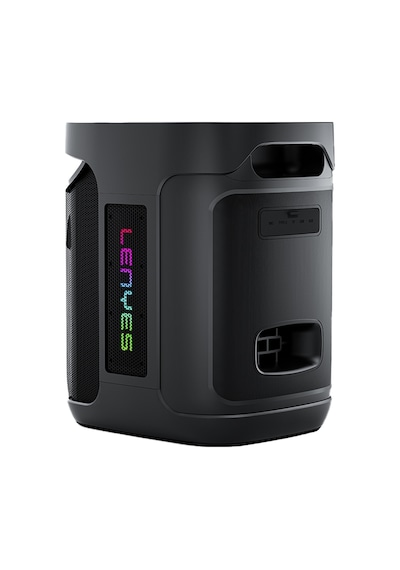 Lenyes S881 Su Geçirmez Mikrofonlu Çoklu Giriş RGB Işıklı TWS Karaoke FM Bluetooth Hoparlör