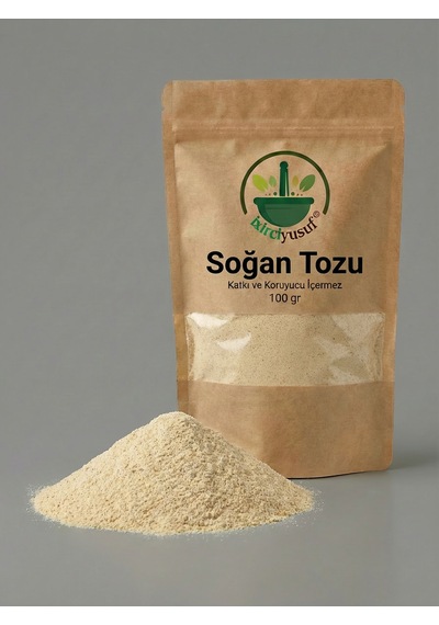 İxirciyusuf Soğan Tozu Kuru Soğan Tozu Onion Powder Powdered Onion Doğal Öğütülmüş 100 G