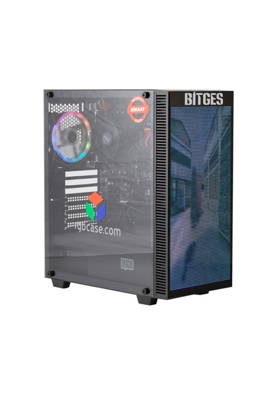 Bitges RGB LED Ekranlı 600W 80+ Oyuncu Bilgisayar Kasası