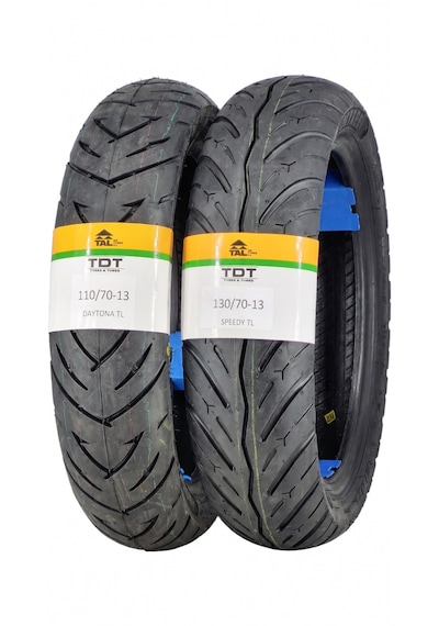 Tdt Tyres Yamaha N Max Lastik Takımı 130/70-13 Ve 110/70-13 Tl Tubeless - Dubleks