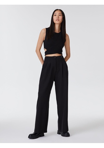 LOFT Crop Kadın Atlet Lf2030959 Q1.v1 Siyah