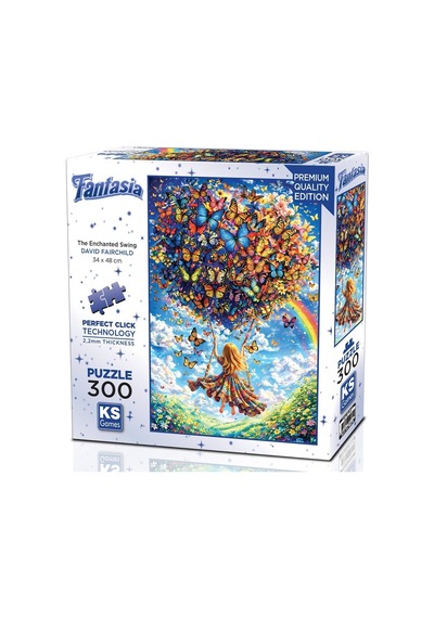 Ks Games 300 Parça Büyülü Salıncak Enchanted Swing Puzzle - 19274