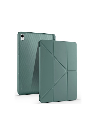 Galaxy Uyumlu  Tab S11 Kılıf Zore Tri Folding Kalem Bölmeli Standlı Kılıf Klasik