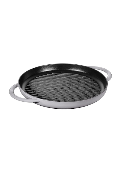 Staub Grill Pans Çift Kulplu Döküm Izgara Tava, Gri Diğer