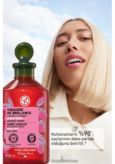 Yves Rocher Parlatıcı Brillance Frambuaz Saç Sirkesi Toniği 150 ML