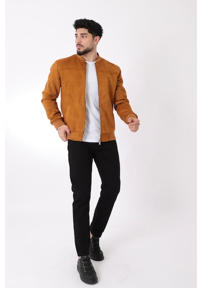 Stilkombin Kolej Yaka Bel Lastikli Süet Mevsimlik Mont Bl 1711-60287 001
