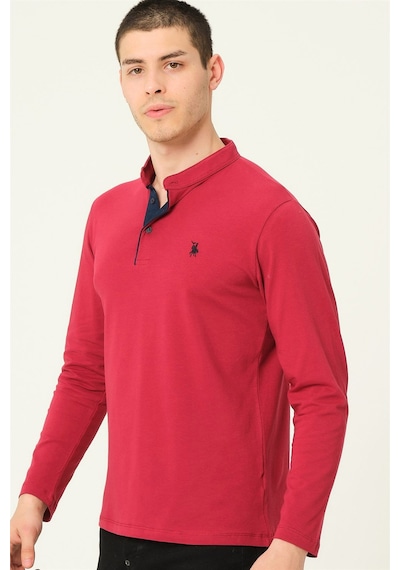 V4009 Dewberry Erkek Sweatshırt-bordo Bordo