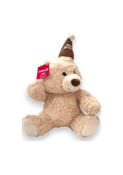 Happy Birthday Bear Peluş Oyuncak 25 Cm Kahverengi 4535