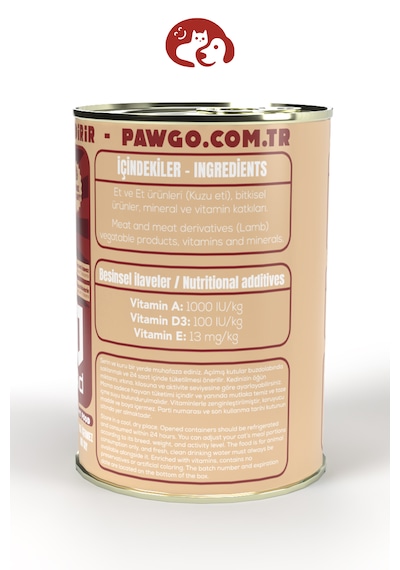 Puppy Regal | Kuzulu | 400g X 12 |yavru-mini Irk | Parça Etli | Köpek Yaş Mama