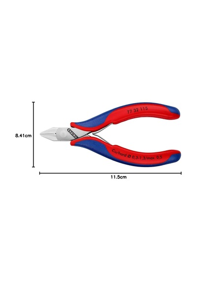 Knipex Elektronik Pense Uzunluk: 170 Mm, 1 Adet, 77 32 115 Sb