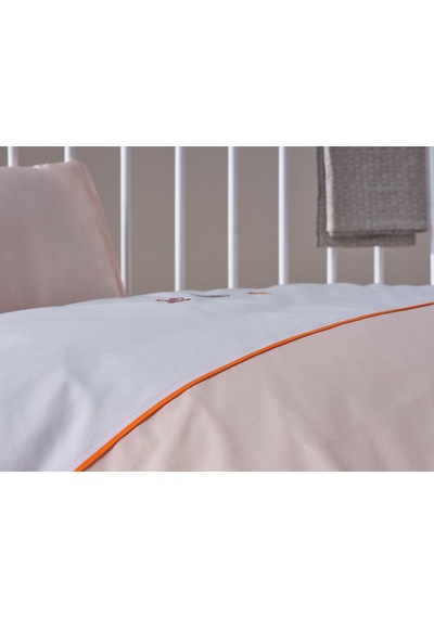 Doqu Home Nakışlı Bebek Nevresim Takımı Akvaryum Bebek - Somon Çok Renkli