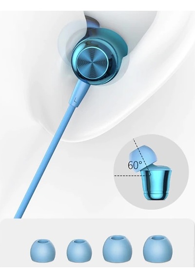 Baseus Encok H13 3.5mm Jack Mikrofonlu Kulak İçi Kulaklık Auriculares Fone De Ouvido- 5775 Belirtilmemiş