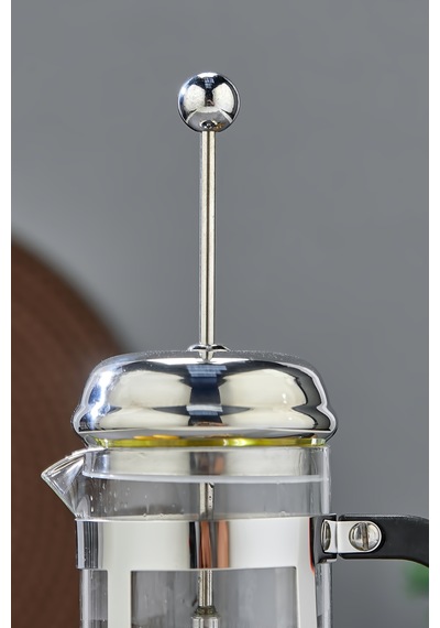 Cooker 350 Ml Cam French Press Gümüş