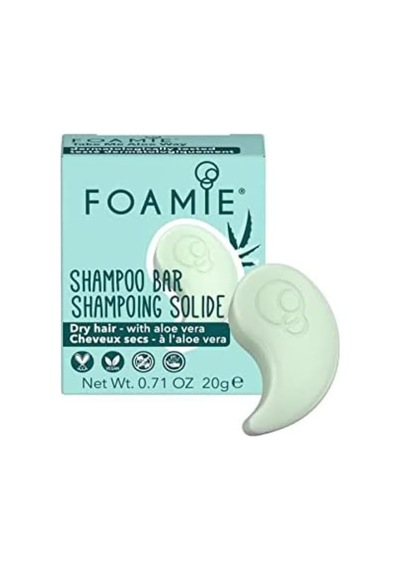 Seyahat Boy Katı Şampuan Take Me Aloe Way Kuru Saçlar İçin Nemlendirici Beyaz