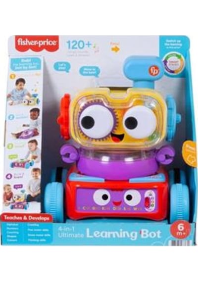 Fisher Price 4'ü 1 Arada Eğlenceli Robot  Hck43