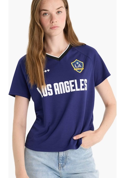 Defacto Mls Regular Fit V Yaka Baskılı Forma Kumaşı Kısa Kollu Tişört F8634ax25hsnv241 Lacivert Defacto Mls Regular Fit V Yaka Baskılı Forma Kumaşı Kısa Kollu Tişört F8634ax25hsnv241 Lacivert