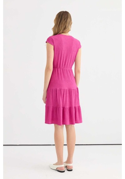 Selen Kadın Elbise 25ysl7638 Pembe