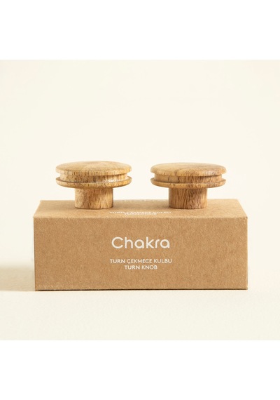 Chakra Natura 2'li Çekmece Kulbu Natural