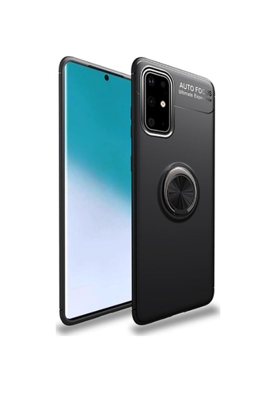 Samsung Uyumlu Galaxy A71 Kılıf Zore Ravel Silikon Kapak Siyah