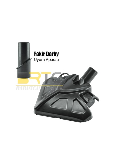 Fakir Darky - Starky Dikey Süpürge Üçgen Emici Başlık - Siyah