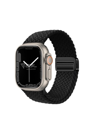 Ayrex Apple Watch Series Se/11/10/9/8/7/6/5/4/3 İle Uyumlu Kumaş Kordon 46mm/45mm/44mm, Series 10 42mm/41mm/40mm/38mm