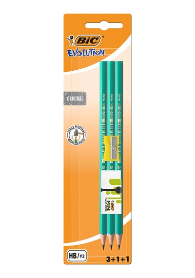 4 Adet Bic Kurşun Kalem Silgi Kalemtıraş Set