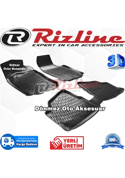 Opel Corsa C 3D Paspas Havuzlu Siyah 2000-2005 Arası Rizline N11.29454