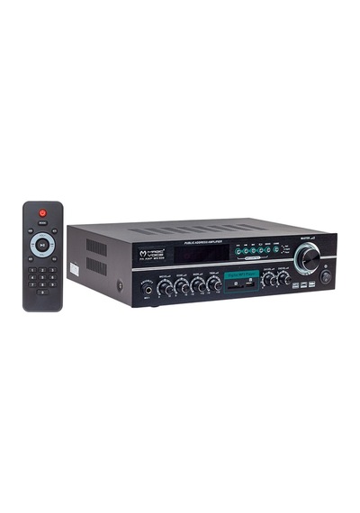 Magıcvoıce MV-530 120 W USB/SD/UK BT 2 Mikrofon Girişli 2 Bölgeli Hat Trafolu Amfi