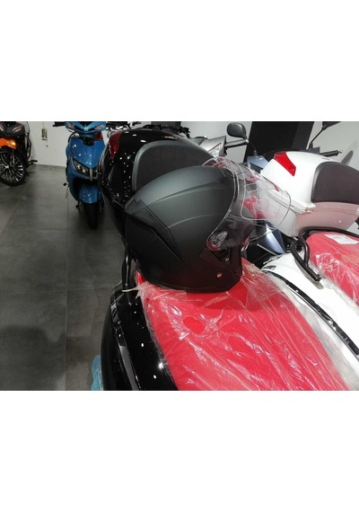 526 Güneş Vizörlü Mat Siyah Açık Kask Siyah