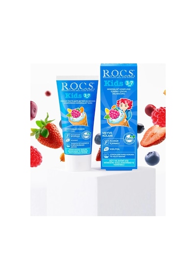 Mey İthalat .kids Diş Macunu 3-7 Yaş 35 Ml Meyve Külahı
