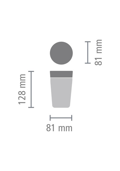 Brb-8710755228742-006-01-make & Take Lıght Grey Paslanmaz Çelik Termos Bardak 200ml Light Grey