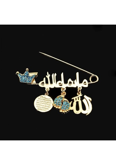 Sahiaksesuar Arapça Maşallah Yazılı Bebek Yaka Iğnesi 41 Sahiaksesuar Arapça Maşallah Yazılı Bebek Yaka Iğnesi 41