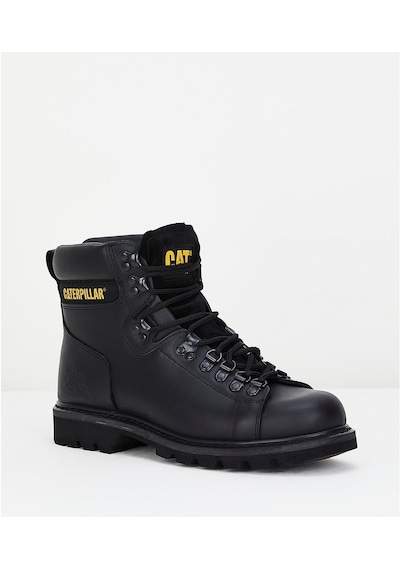 Caterpillar Alaska Black Siyah Deri Erkek Bot