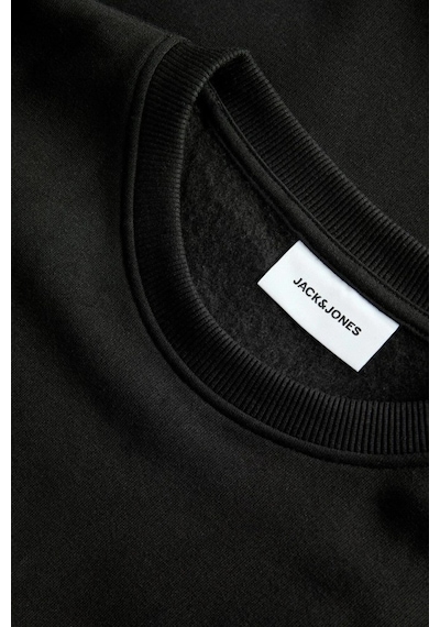 Jack & Jones Jack&jones 12298426 Jjrush Sweat Crew Neck Sn Black Erkek Sweatshirt Siyah