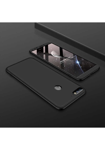 Huawei Y7 2018 Kilif Kamera Çikintili 360 Tam Koruma Ays 562164579