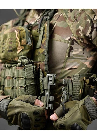 Single Sword Single Sword Ekonomik Pratik Hücum Yeleği, Multicam Çok Renkli