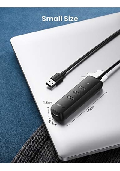 Seri 4-port Hub Uzay Grisi