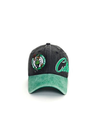 Berellini Celtics Yıkamalı Şapka Special Desıgn Siyah - Yeşil