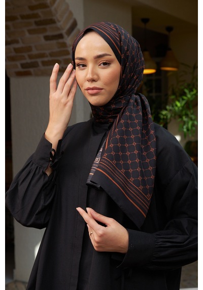 Silk Home %100 Twill İpek Şal 6514-03 Siyah