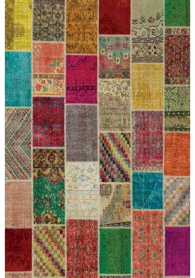 Çok Renkli Patchwork Dokuma Leke Tutmaz Masa Örtüsü Mso291n11