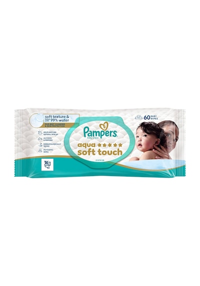 Prima Pampers Aqua Soft Touch Islak Havlu 60'lı - 7 Adet Tarı 7'li Set