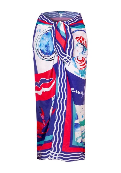 Anemoss Harmoni Viskon Pareo Lacivert 120 140 Cm Mavi