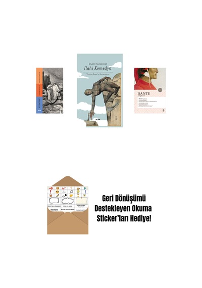 İlahi Komedya - Cehennem + İlahi Komedya Bez Ciltli + Rime Şiirler + Okuma Sticker'ları